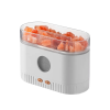 Соляная лампа SALT LAMP WITH ROCKS ночник с имитацией пламени WHITE (30)