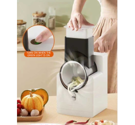 Кухонная многофункциональная электрическая овощерезка терка слайсер Vegetable cutter (16)