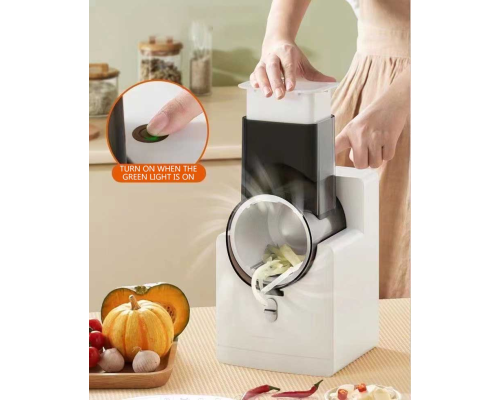 Кухонная многофункциональная электрическая овощерезка терка слайсер Vegetable cutter (16)