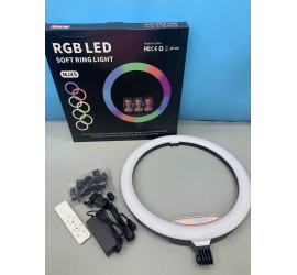 Кольцевая лампа RGB LED Soft Ring Light 45см MJ45(10)