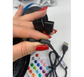 Гибкая светодиодная лента RGB USB 40м. (50)