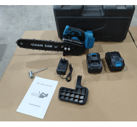 Аккумуляторная цепная пила 16 дюймов Electric SAW BLUE (5)