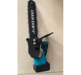 Аккумуляторная цепная пила 16 дюймов Electric SAW BLUE (5)