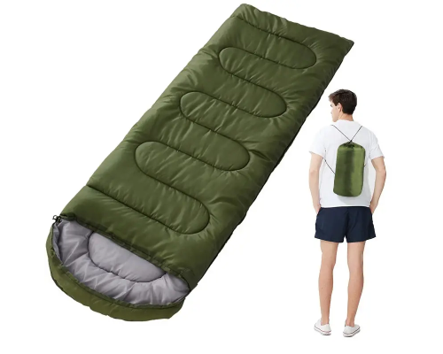 Спальный мешок тактический утепленный 200×80см GREEN (50)
