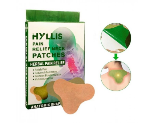 Пластырь для снятия боли в шее Hyllis Pain Relief Neck Patches (400)