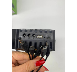 Фонарь - солнечная зарядная станция LED OK-718S-A с лампочками Power Bank (24)