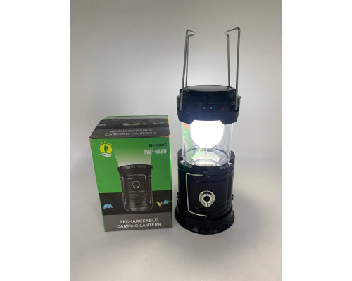 Аккумуляторный фонарь для кемпинга ЧЁРНЫЙ BL-5800 (72)