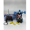 Машинка Трансформер Bugatti Robot Car Size 18 BLUE (+Блочки) (48)