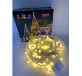 Гирлянда на катушке Buble 50м LED ТЕПЛЫЙ (40)