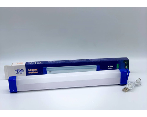 Светодиодная аккумуляторная лампа Фонарик BL-300 USB (100)