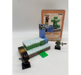 Магнитный конструктор Minecraft Magnet WORLD S001-2 (48)