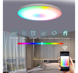 Люстра светодиодная, работает через мобильное приложение Ceiling Lamp Smart RGB (18)