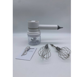 Ручной аккумуляторный миксер Portable mixer USB WHITE (40)