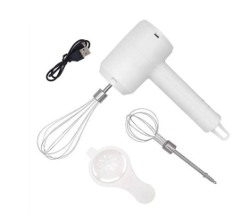 Ручной аккумуляторный миксер Portable mixer USB WHITE (40)