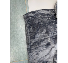 Полотенце-пончо с капюшоном 2в1 74х102см GREY (100)