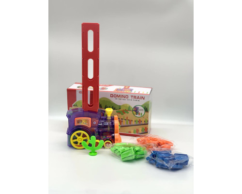 Игрушка конструктор поезд домино Domino Train 955-1A (48)