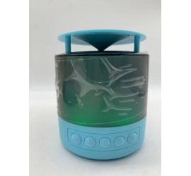 Портативная Bluetooth колонка K19 с двумя микрофонами RGB BLUE (40)