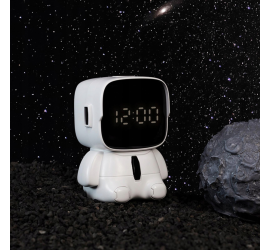 Будильник светодиодный электронный Robot clock (60)