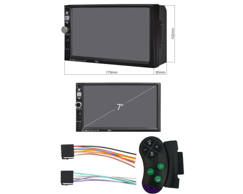 Автомагнитола 2Din MP5 7028C сенсорный дисплей 7 дюймов Bluetooth (20)
