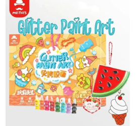 Набор для изготовления брелоков  Glitter paint art (34)