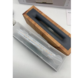 Ночник с имитацией пламени, увлажнитель воздуха Humifdifer Wooden (24)