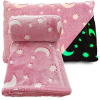 Светящийся теплый и нежный плед Magic Blanket 100х150 PINK (60)