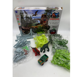 Автомобильный трек с динозаврами Dinosaur 1906 192pcs (36)