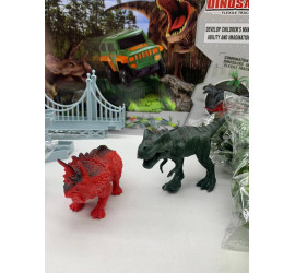 Автомобильный трек с динозаврами Dinosaur 1906 192pcs (36)