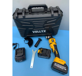 Аккумуляторная болгарка - угловая шлифмашина 24V 2АКБ YELLOW (5)