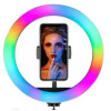 Светодиодное селфи-кольцо RGB LED Soft Ring Light 26см (40)