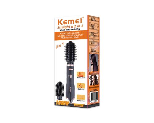 Фен-щётка для укладки волос Kemei KM-8022 (20)