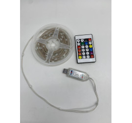 Светодиодная лента 10м. LED RGB с приложением USB (100)