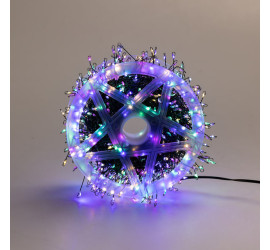 Гирлянда на катушке Хвойная мишура 100 м LED USB с пультом МУЛЬТИК (40)