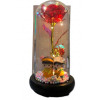 Роза в колбе с LED КРАСНАЯ фигурки  (60)