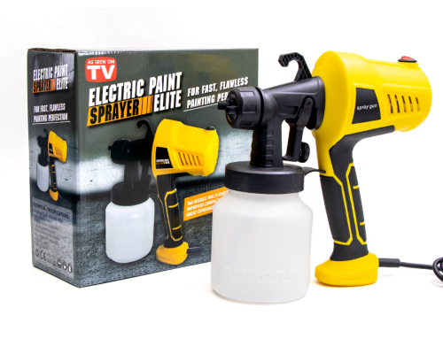 Краскораспылитель Electric Paint Sprayer краскопульт YELLOW (10)