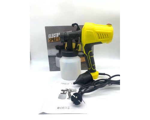 Краскораспылитель Electric Paint Sprayer краскопульт YELLOW (10)