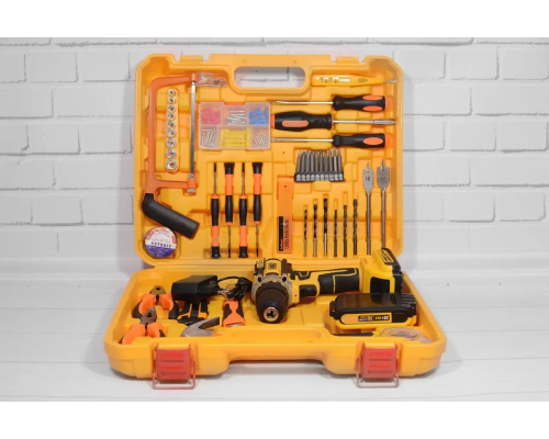 Шуруповерт с набором инструментов 24V tools with YELLOW (5)