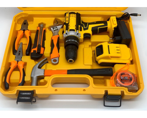 Шуруповерт с набором инструментов 24V tools with YELLOW (5)