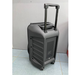 Портативная колонка Kimiso QS-1203 12inch с микрофоном и светомузыкой (4)