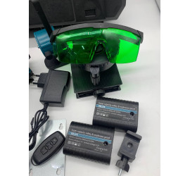 Лазерный уровень Laser Level 4D16 в кейсе с треногой 2АКБ BLUE (5)