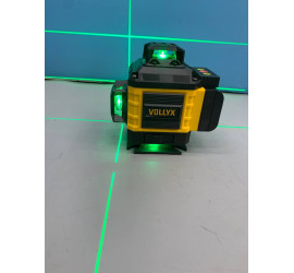 Лазерный уровень Laser Level 4D16 в кейсе с треногой 2АКБ Желтый (5)
