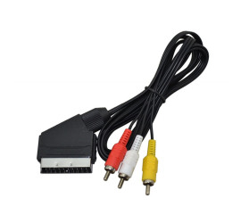Переходник SCART - 3RCA тюльпан (1)