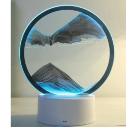 Настольная LED лампа ночник RGB Песочные часы 3D Модель1 (30)