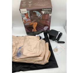 Надувной автомобильный матрас на заднее сиденье с подушками Оранжевый(10)
