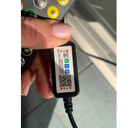 Напольная угловая лампа торшер 1.2м USB Bluetooth с приложением (20)