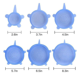 Силиконовые универсальные крышки Super Stretch Silicone Lids  (200)