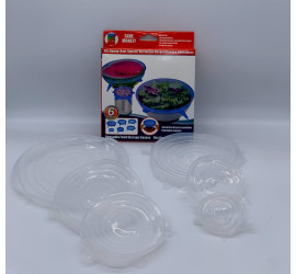 Силиконовые универсальные крышки Super Stretch Silicone Lids  (200)