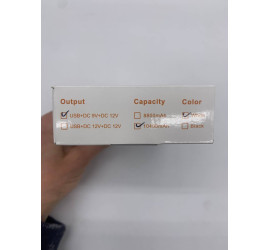 Источник бесперебойного питания Mini DC UPS 10400mAh WHITE (50)