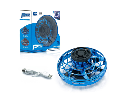 Летающий спиннер Flying spinner UFO BLUE (120)