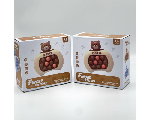 Игрушка антистресс Pop it PRO Bear Blue (60)